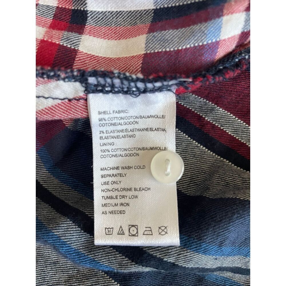 Anthropologie Isabella Sinclair Plaid Tartan Moc Maxi Wrap Dress - Picture 5 of 5